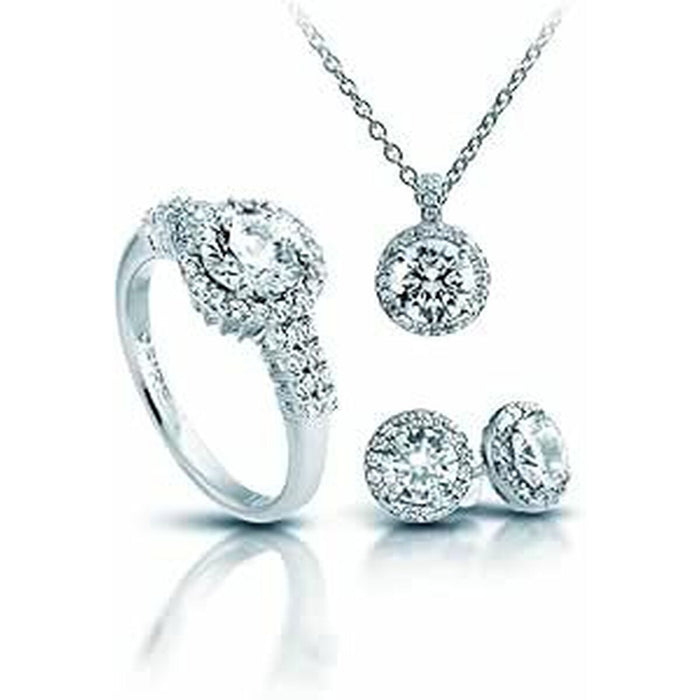 Conjunto Collar y Pendientes Diamonfire 1312691917170 Anillo