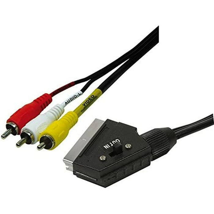 Cable 3 x RCA a Euroconector EDM 51223 Euroconector RCA