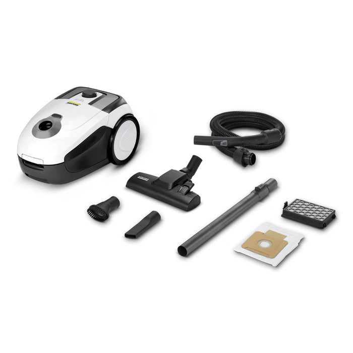 Bagged Vacuum Cleaner Kärcher 1.198-035.0 White Black 700 W
