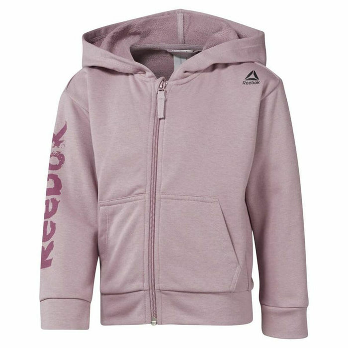 Chaqueta Deportiva para Hombre Reebok  Essentials Fullzip Lila Capucha