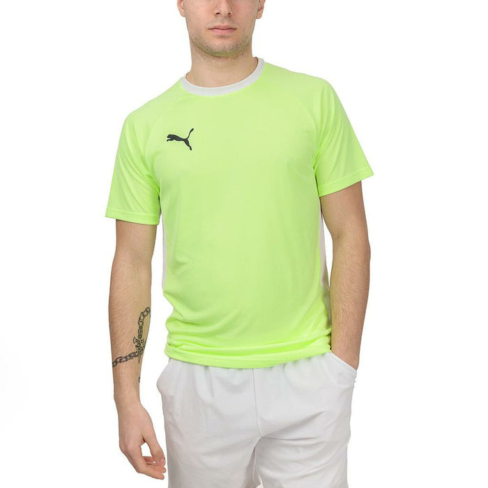 Short-sleeve Sports T-shirt TEAM LIGA  Puma  931832 01  Yellow Padel
