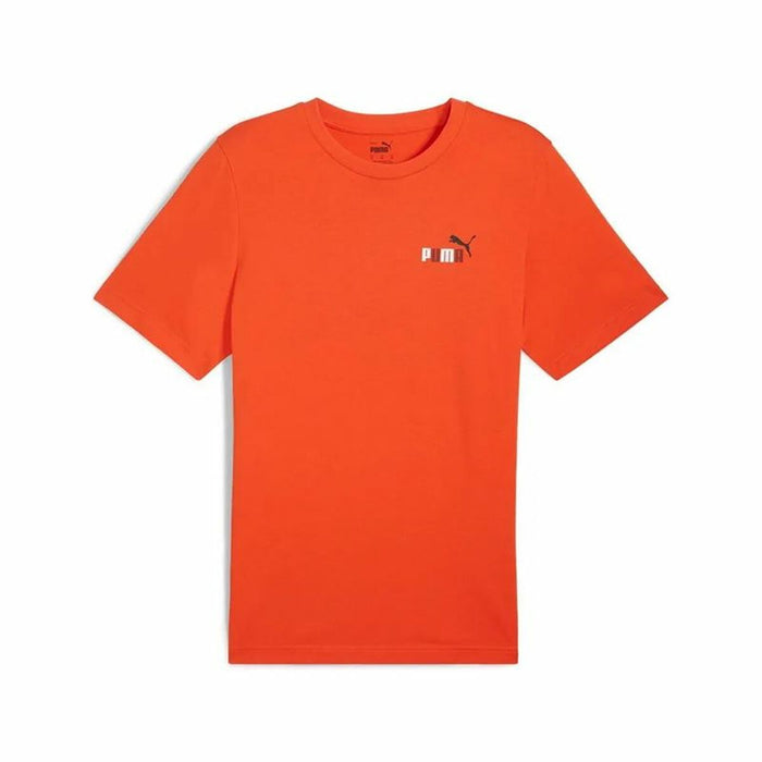 Men’s Short Sleeve T-Shirt Puma Graphics Puma Sports Club Orange