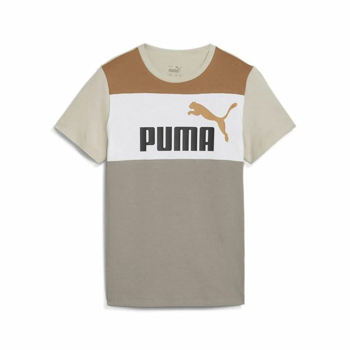 Camiseta de Manga Corta Infantil Puma Ess Block