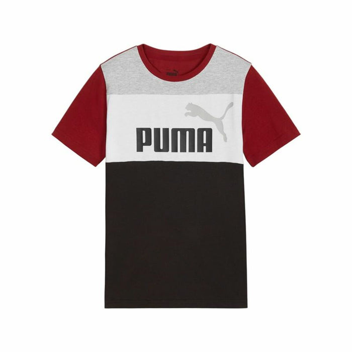 Camiseta de Manga Corta Infantil Puma Ess Block