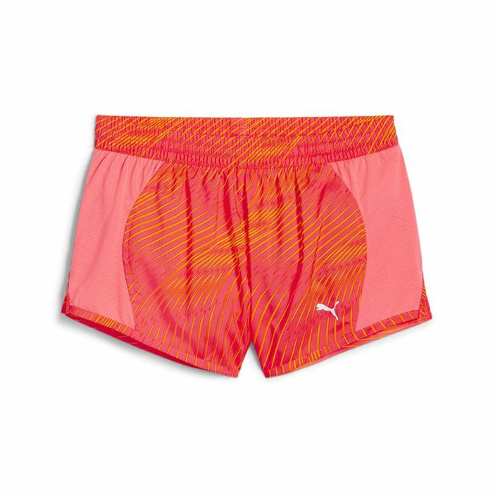 Pantalones Cortos Deportivos para Mujer Puma Puma Run Favorite Aop Velocity 3" Rojo