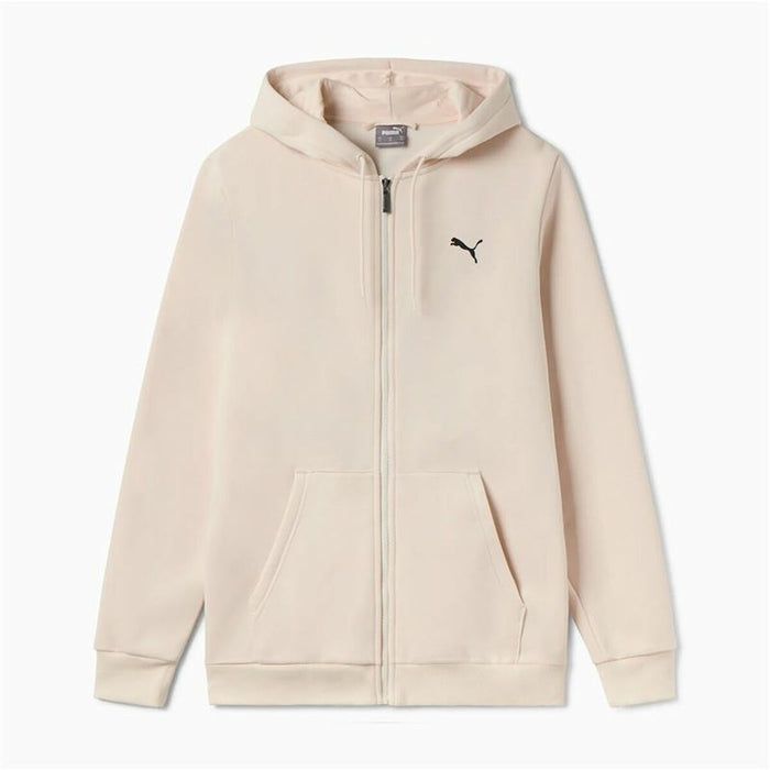 Men’s Hoodie Puma Essentials+ Graphic Hoodie Fz Beige