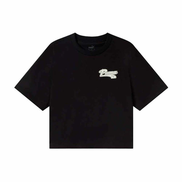 Women’s Short Sleeve T-Shirt Puma Black