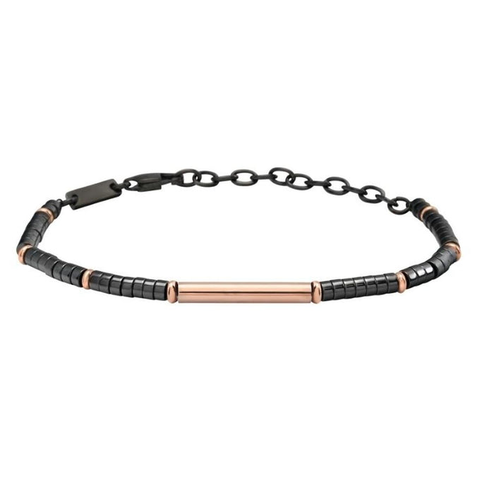 Pulsera Hombre Breil TJ3640 Plata de ley 925 Negro
