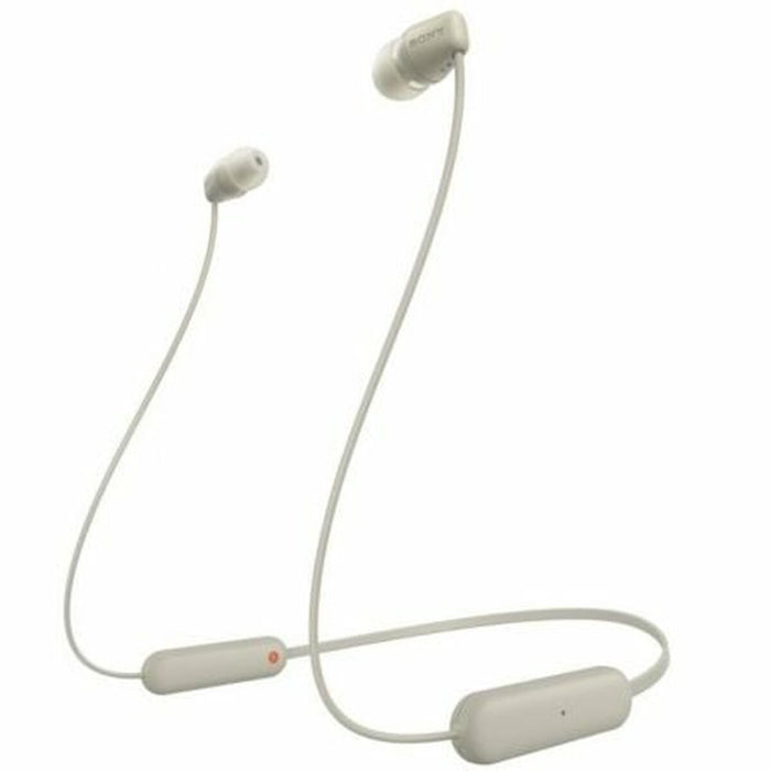 Auriculares Bluetooth Sony WI-C100 Beige