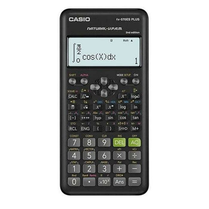 Calculadora Científica Casio FX-570ES PLUS Negro
