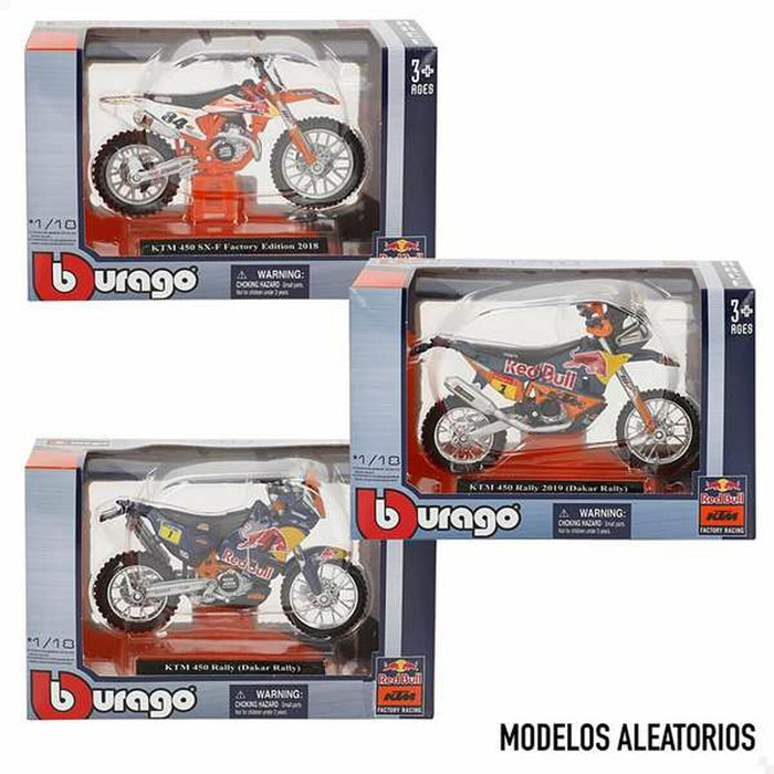 Motocicleta Colorbaby Wrb Ktm Cross 1:18