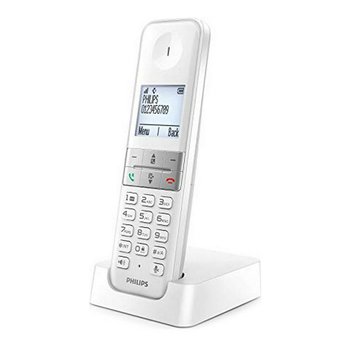 Teléfono Inalámbrico Philips D4701W/34 Blanco Negro