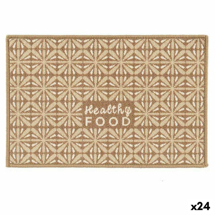 Alfombra Kinvara Healthy Food Beige 40 x 1 x 60 cm (24 Unidades)