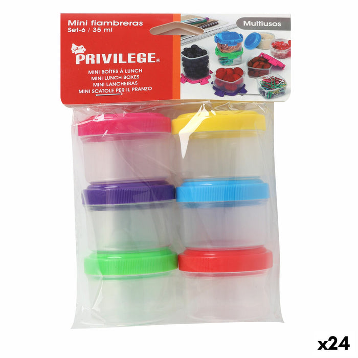 Set de Botes Privilege 35 ml Ø 4,5 x 3 cm 6 Piezas (24 Unidades)