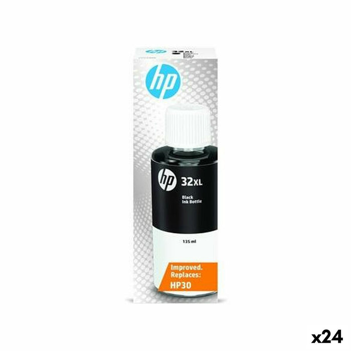 Encre pour Recharger des Cartouches HP Nº32XL Noir (24 Unités)