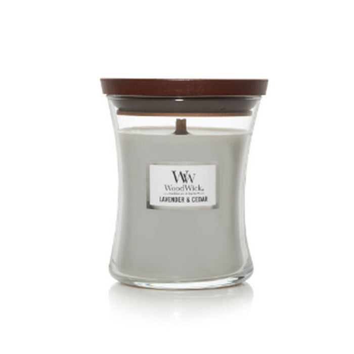 Vela Perfumada Woodwick Lavender & Cedar