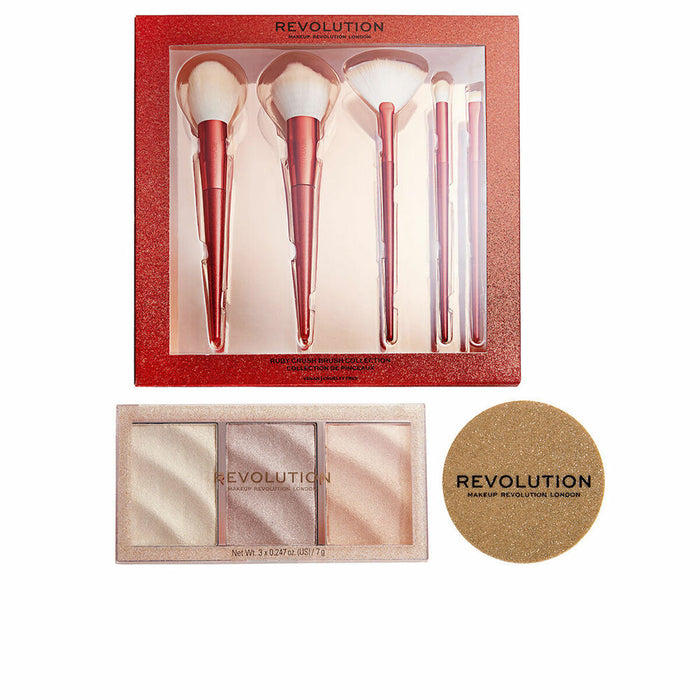 Set de Maquillaje Revolution Make Up Iluminador 3 Piezas