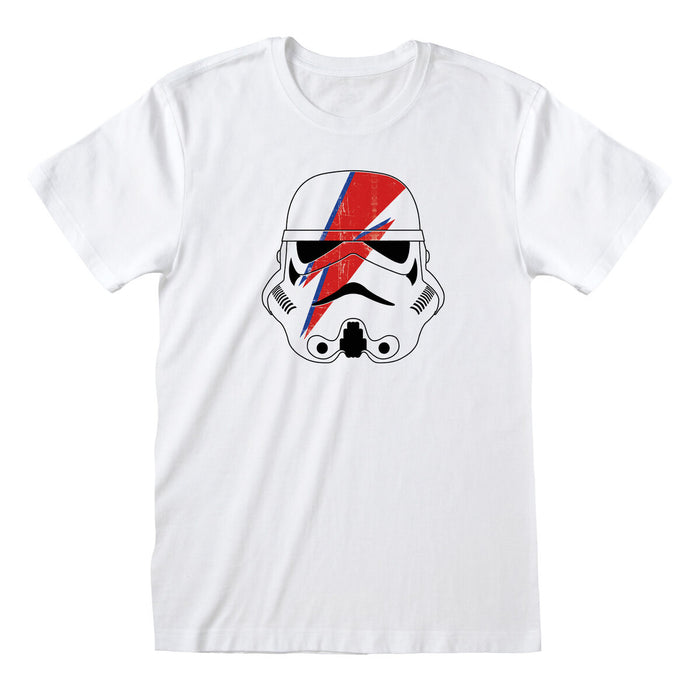 Camiseta de Manga Corta Unisex Star Wars Ziggy Stormtrooper Blanco