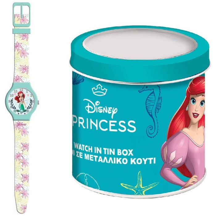 Reloj Infantil The Little Mermaid LITTLE MARMAID - TIN BOX Ø 33 mm
