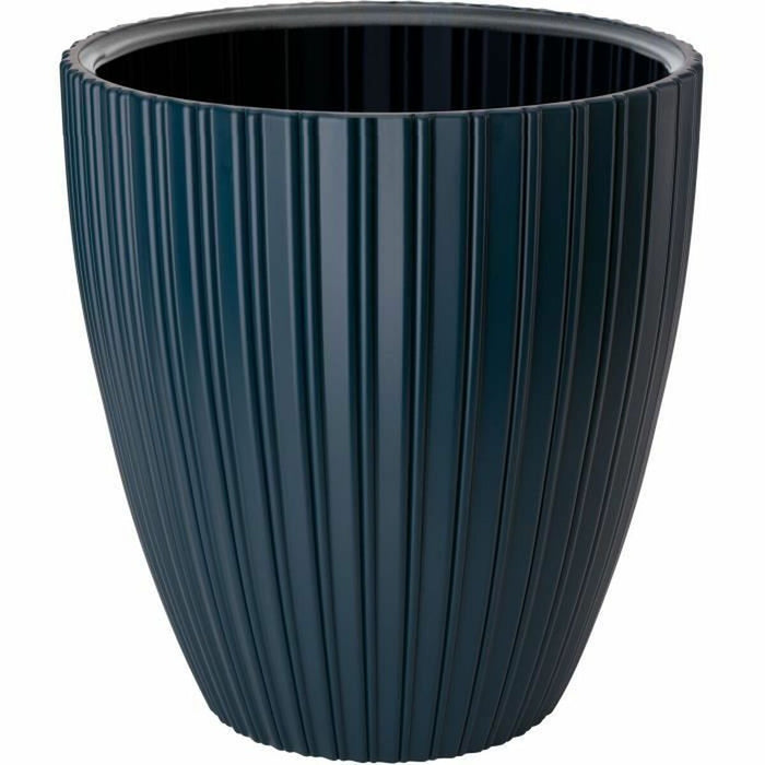Plant pot Garden ID Fancy Blue Polyethylene 40 x 42 cm