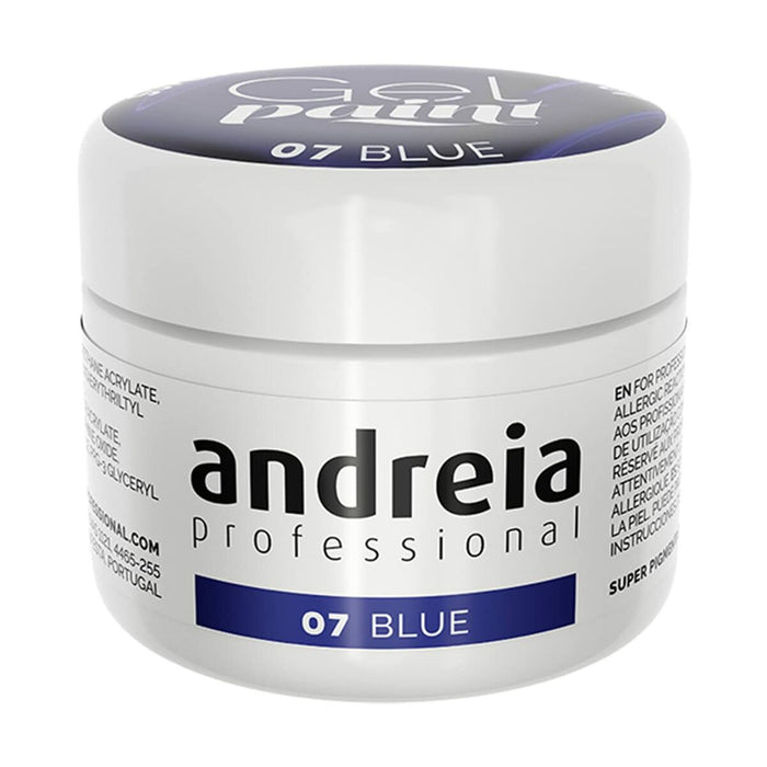 Esmalte de uñas en gel Andreia Gel Paint 4 ml Azul Nº 07
