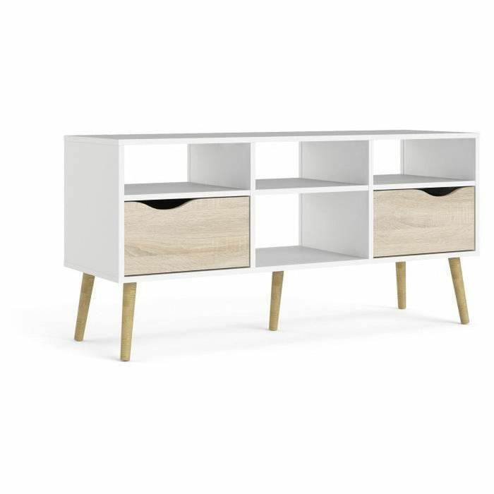 TV furniture Tvilum White (2 Pieces)
