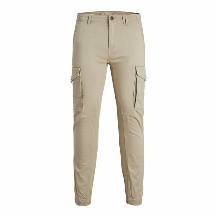 Trousers Jack & Jones JPSTPAUL JJFLAKE CARGO CROCKERY NOOS 12193754 Beige