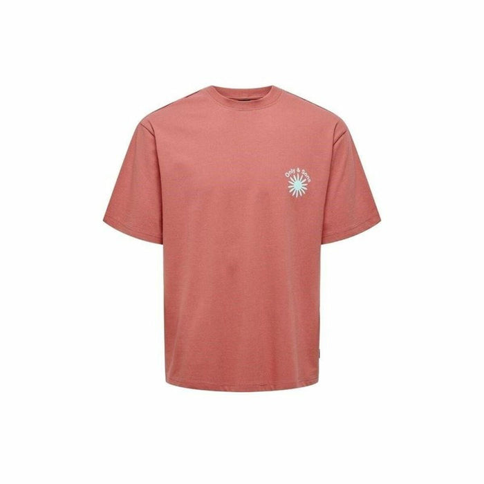 Camiseta de Manga Corta Hombre Only & Sons Onskasen Rlx Salmón