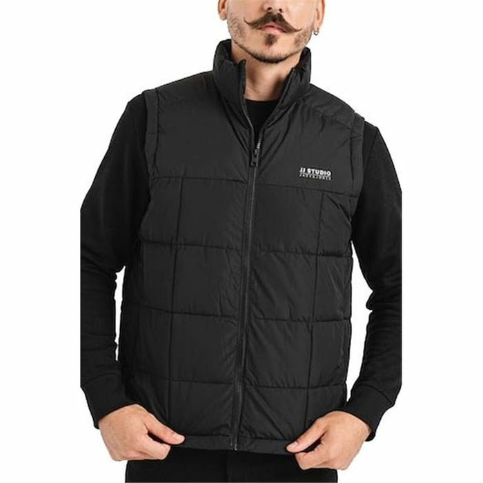 Chaleco Deportivo para Hombre Jack & Jones Jjben Square Bodywarmer Negro