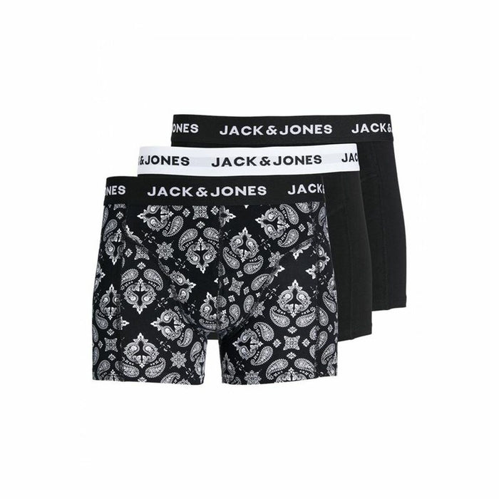 Bóxer de Hombre Jack & Jones Jacparis Trunks Negro