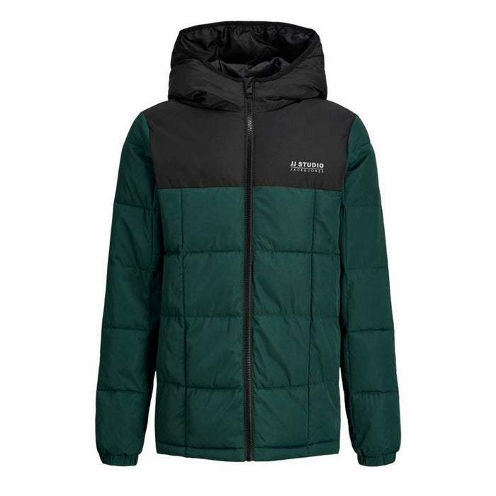 Chaqueta Infantil Jack & Jones Jjben Square Hood Jacket Jnr Oliva