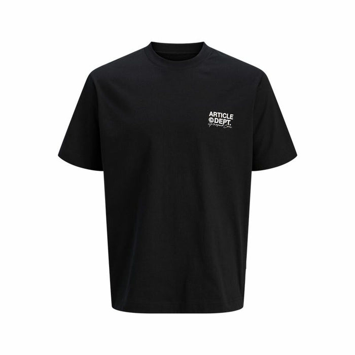 Camiseta de Manga Corta Hombre Jack & Jones Jcodynamic Dust Ss Crew Neck Negro