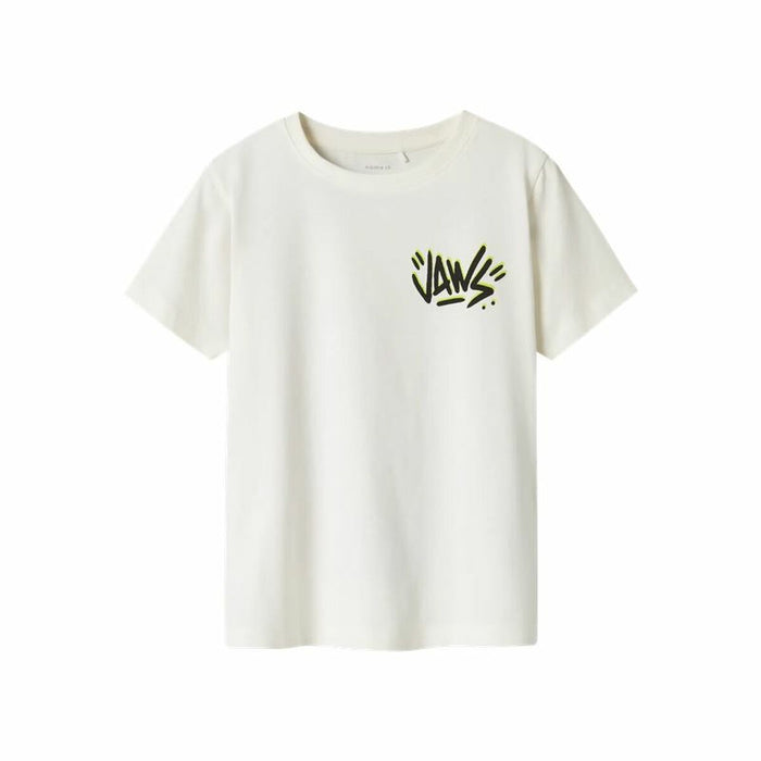 Child's Short Sleeve T-Shirt Name It Nkmmakai Jaws Nreg Box Sky