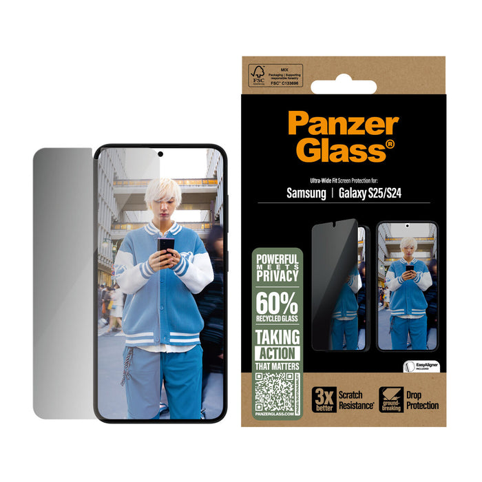 Protector de Pantalla para Móvil PanzerGlass Samsung S25-S24