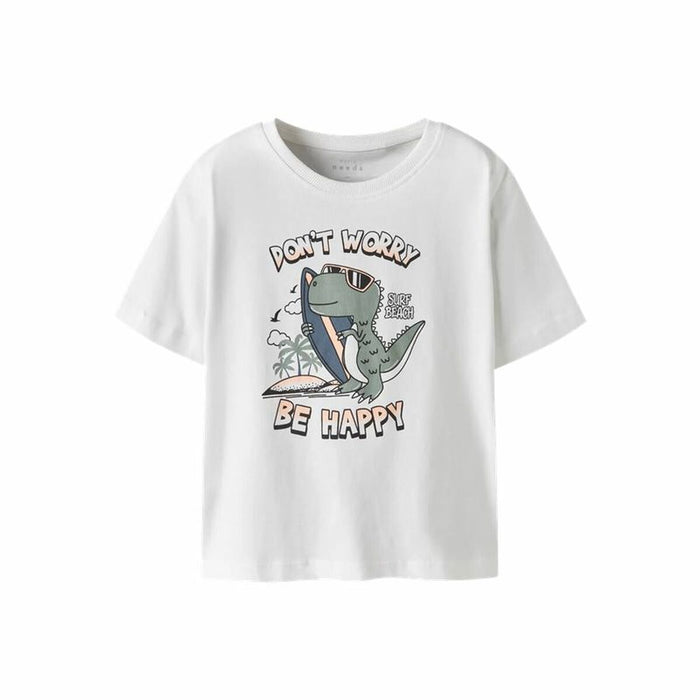 Camiseta de Manga Corta Infantil Name It Nmmvagno Loose