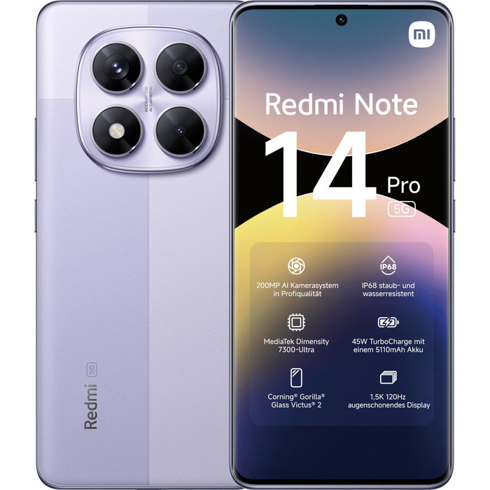 Smartphone Xiaomi REDMI NOTE 14 PRO 5G 6,7" 8 GB RAM 256 GB