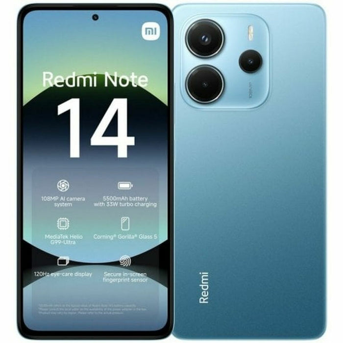 Smartphone Xiaomi Redmi Note 14 HELIO G99 ULTRA 6 GB RAM 128 GB Blue Black 6,67"