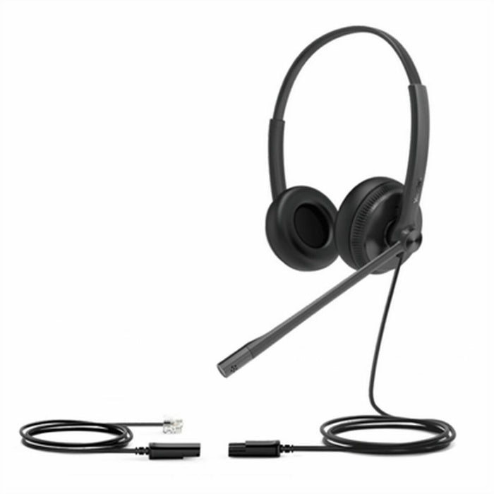 Casques avec Microphone Yealink YHS34-DUAL Noir