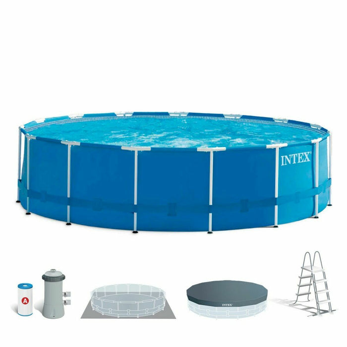 Piscina Circular con Depuradora Intex 457 x 122 cm Redonda