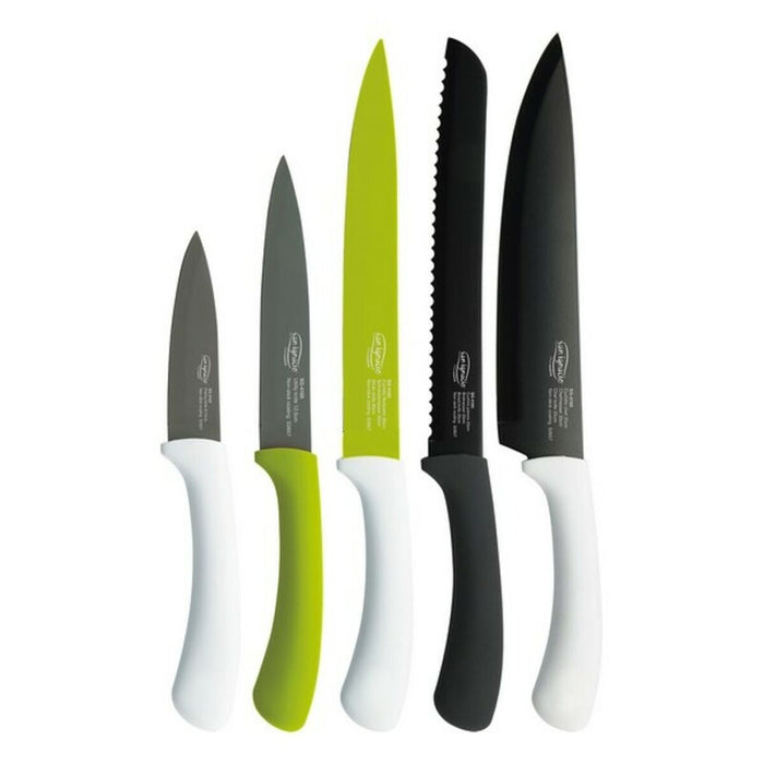Set de Cuchillos San Ignacio green sg4165 Acero Inoxidable Gris