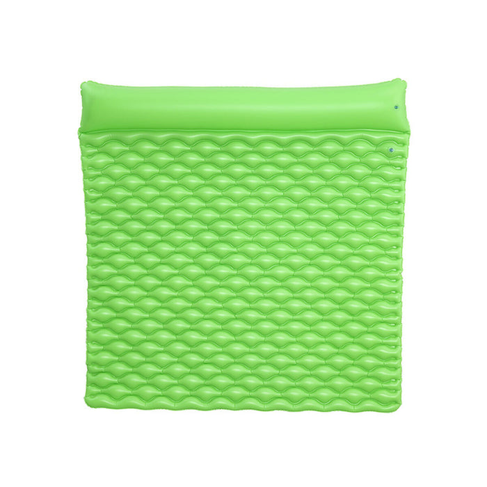 Bestway Materassino Gonfiabile Gigante Arrotolabile Verde 213x170 cm Spiaggia e Piscina 44106