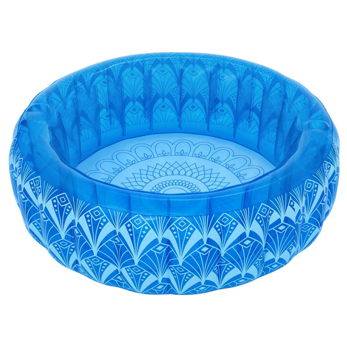 Bestway Inflatable Pool Extra Strong Blue Bohemian 168x53 cm +6 Years Garden 54479