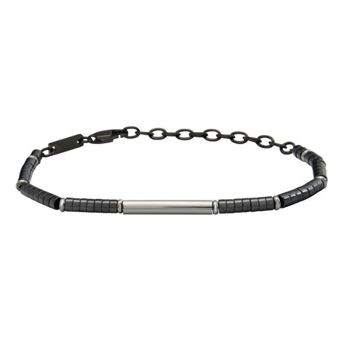 Pulsera Hombre Breil TJ3639 Plata de ley 925 Negro