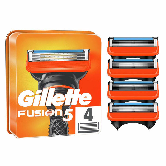 Recambios para Cuchilla de Afeitar Gillette Fusion 5 (4 Unidades) (4 uds)