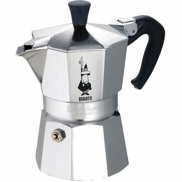 Cafetera Italiana Bialetti Moka Express Aluminio 3 Tazas