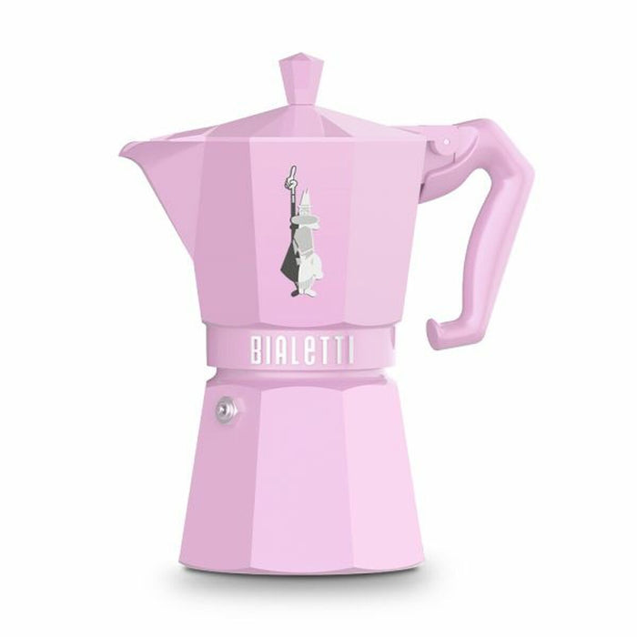 Cafetera Italiana Bialetti MOKA EXCLUSIVE 6T Rosa Aluminio 6 Tazas (6 Unidades)