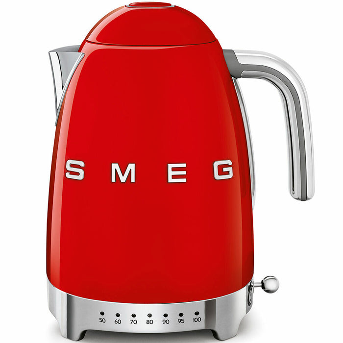 Bollitore Smeg 2400 W 1,7 L Rosso Acciaio inossidabile Plastica