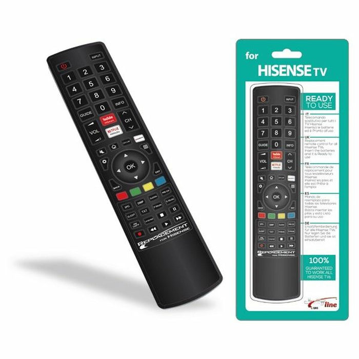 Mando a Distancia Universal Hisense 1720 Negro