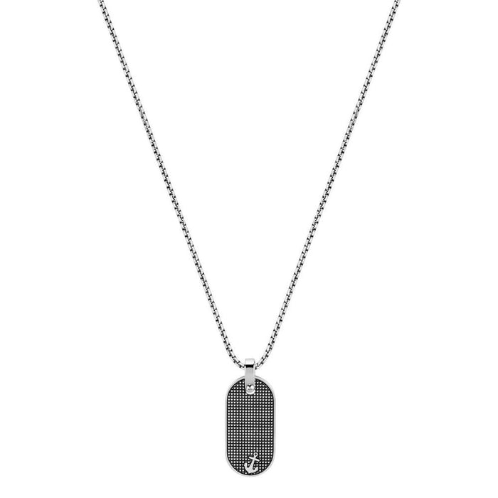 Collar Hombre Sector SZS48 Plateado
