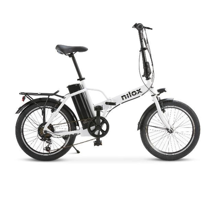 Bicicleta Eléctrica Nilox J1 PRO Blanco 250 W 9600 mAh 20"